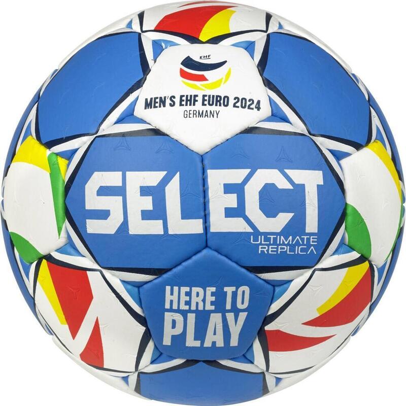 Select EHF Euro Férfi V24 Replica Kézilabda fehér/kék