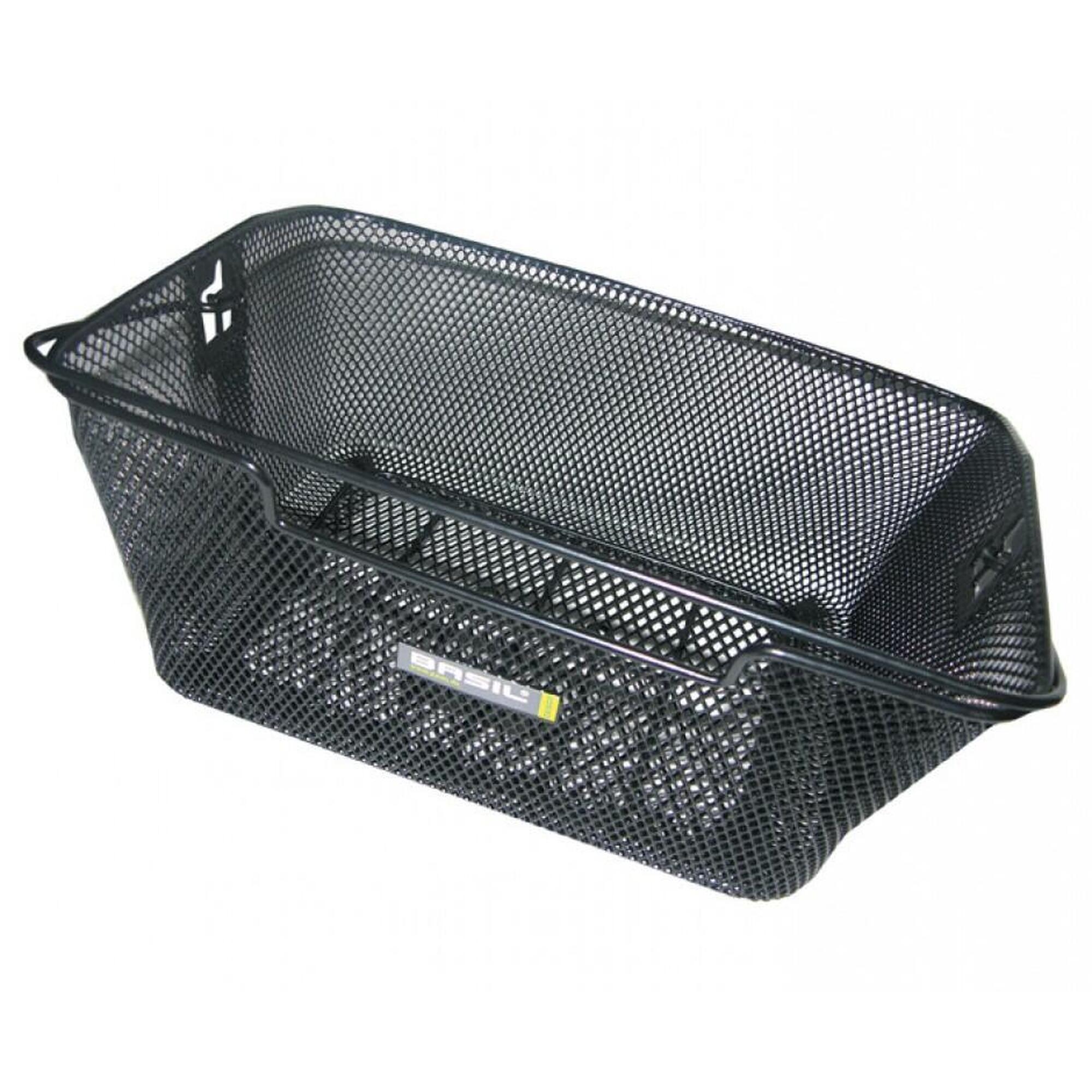 Basil - Panier Pour Vélo Arrière "capri - Plancher Cargo - Noir - Decathlon