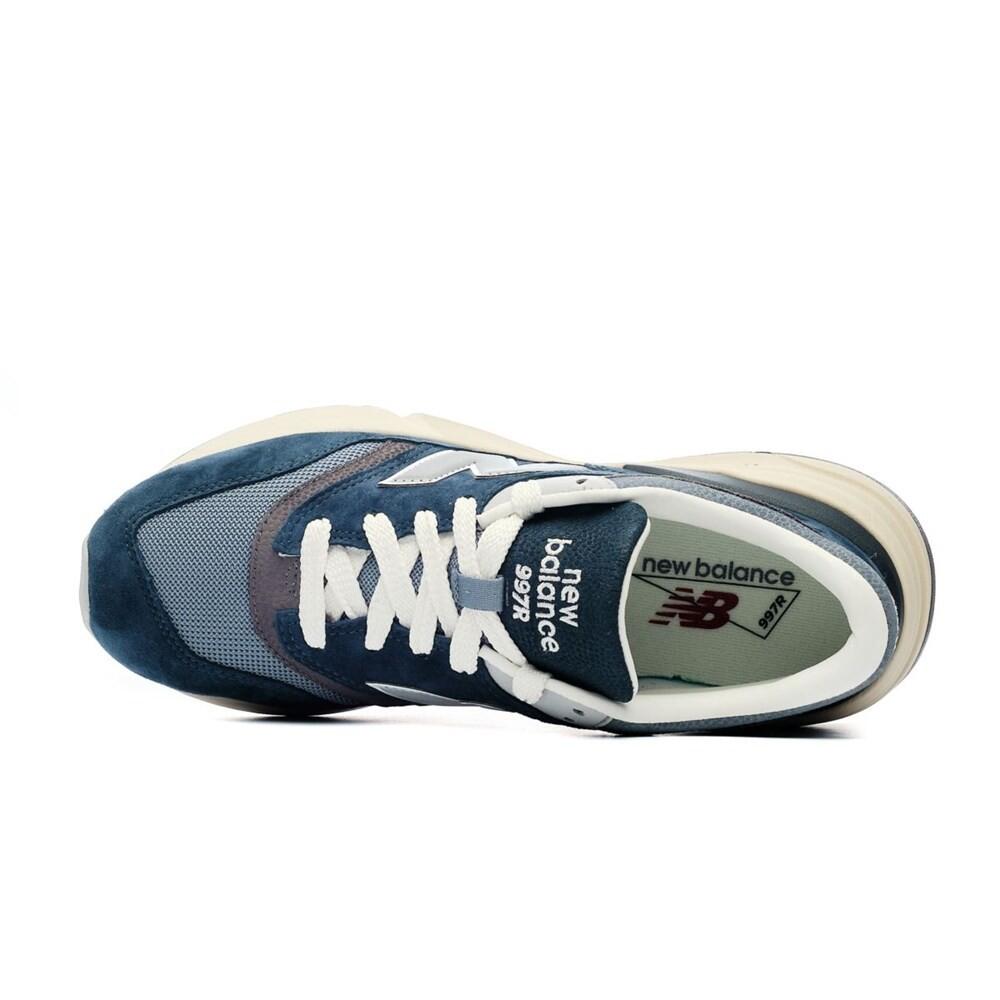 Chaussures New Balance 997R bleu daim et synthétique 3/4