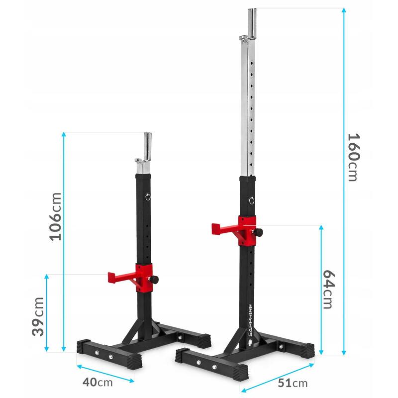 Stojaki pod sztangę asekuracja, wzmocnione do 200KG