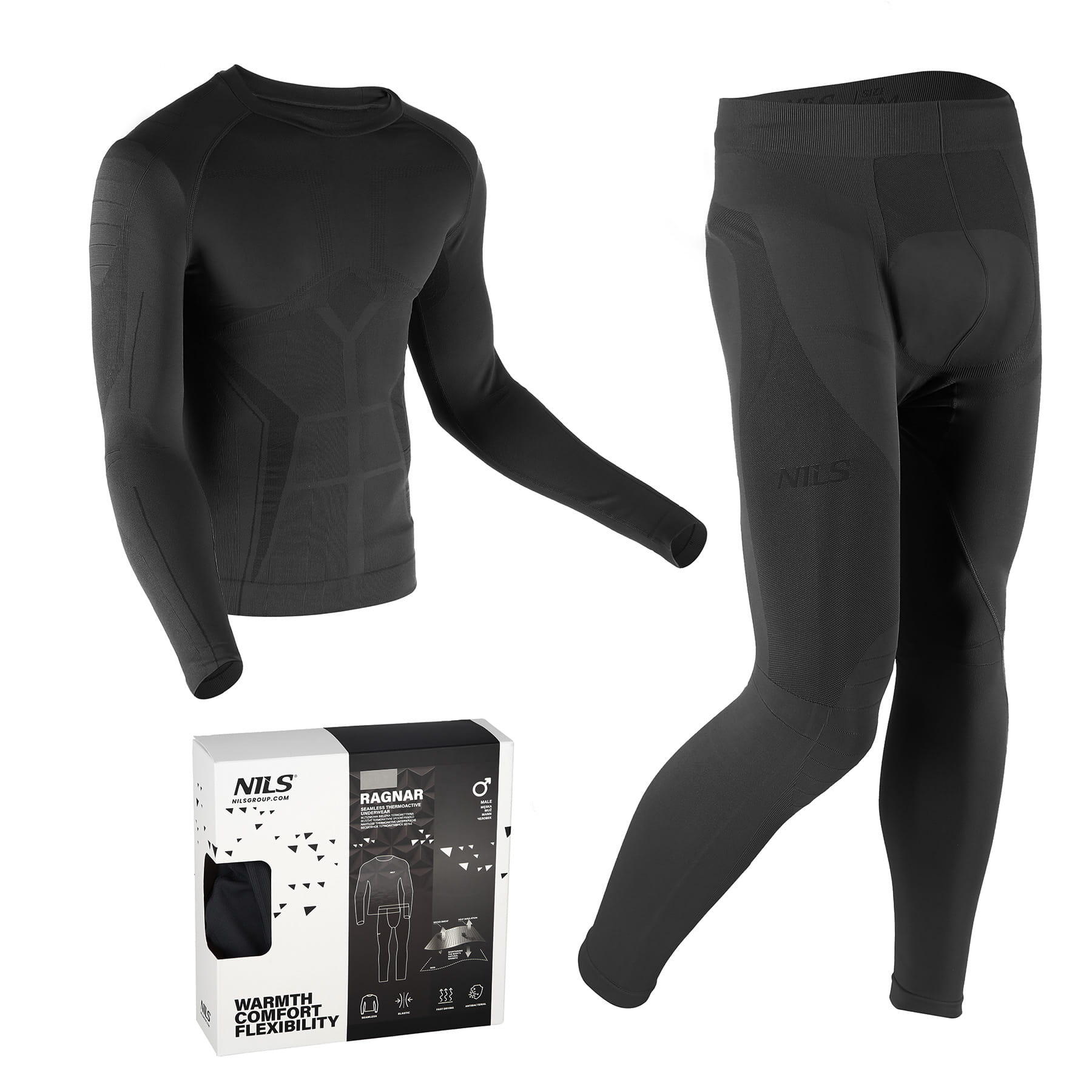NILS Herren Thermische Unterwasche RAGNAR NILS SET BTZ0060
