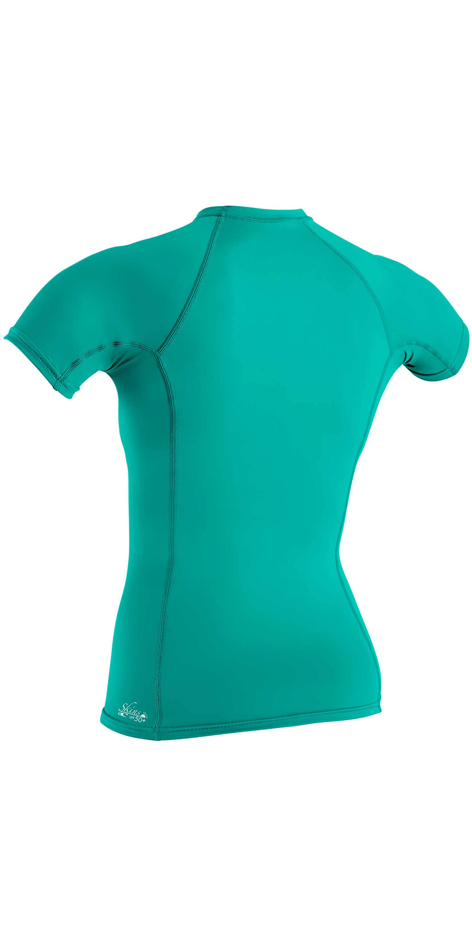 Maillot Rash à Manches Courtes  Bleu Adulte 2/5