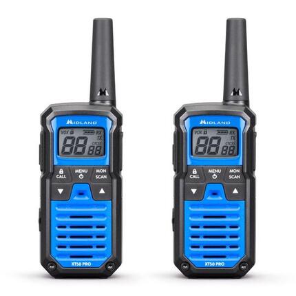 Midland XT50 PRO - Talkie‑Walkie PMR446/LPD 85 canaux lot de 2