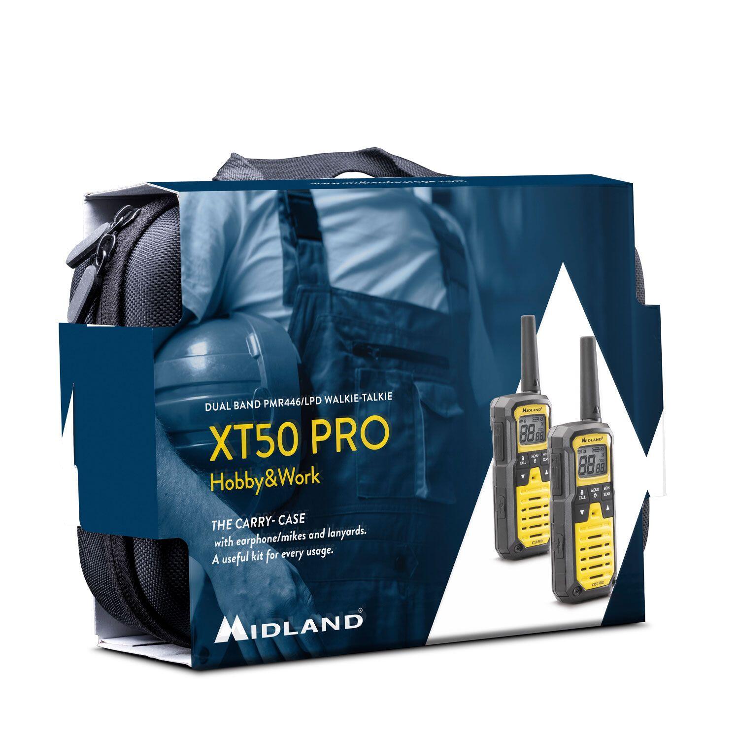 Midland XT50 PRO Hobby & Work - Lot de 2 talkies-walkies avec mallette 4/7