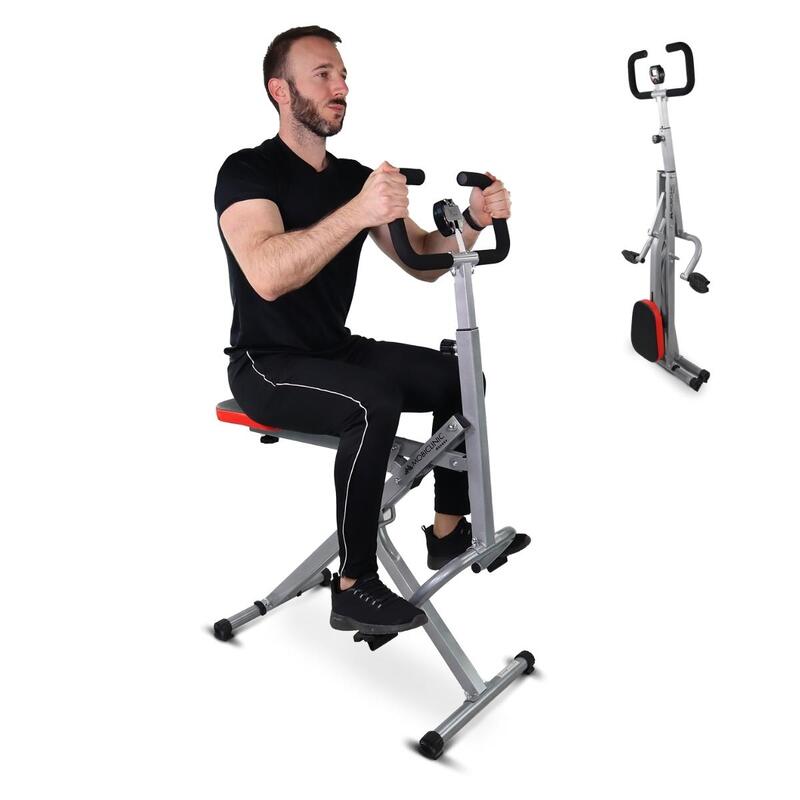 Banc de musculation complet pliable Barre de maintien réglable en acier