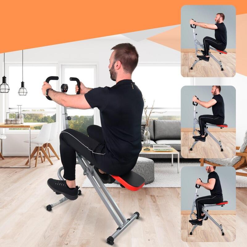 Banc de musculation complet pliable Barre de maintien réglable en acier