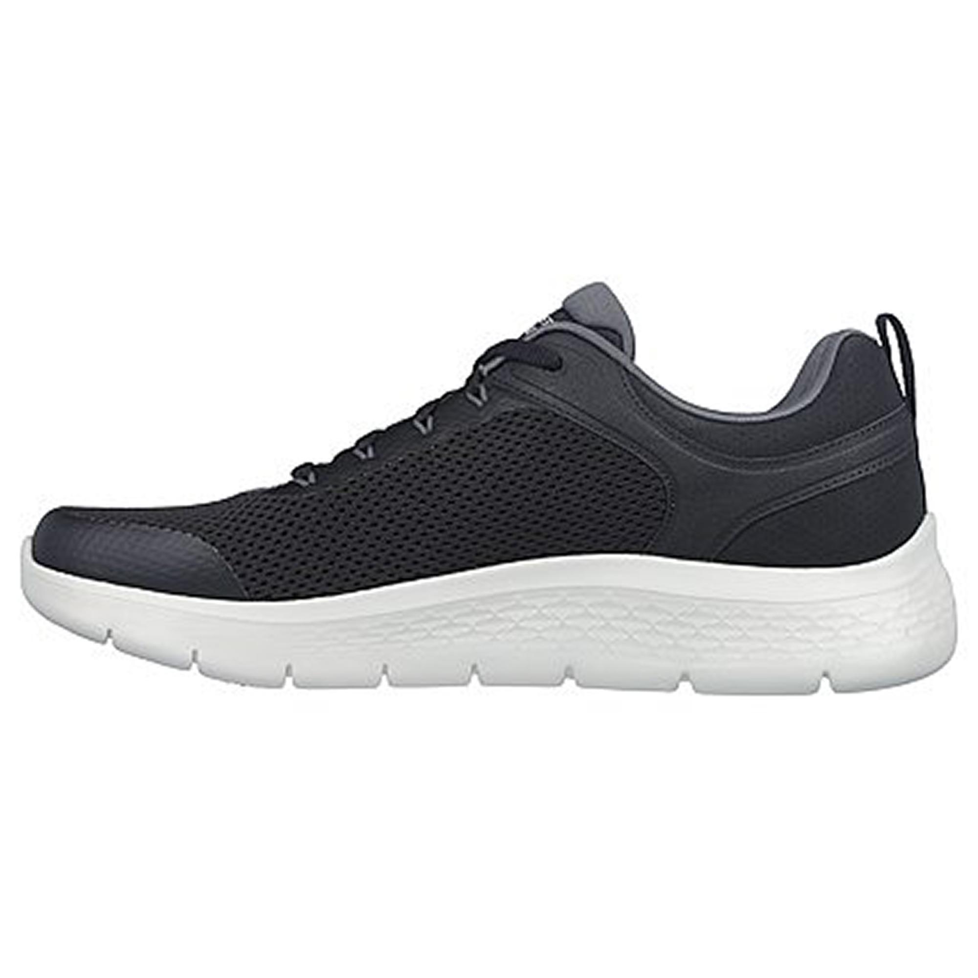 Zapatillas Deportivas Caminar Hombre Skechers 216495_BKGY Negras con Cordones 4/4