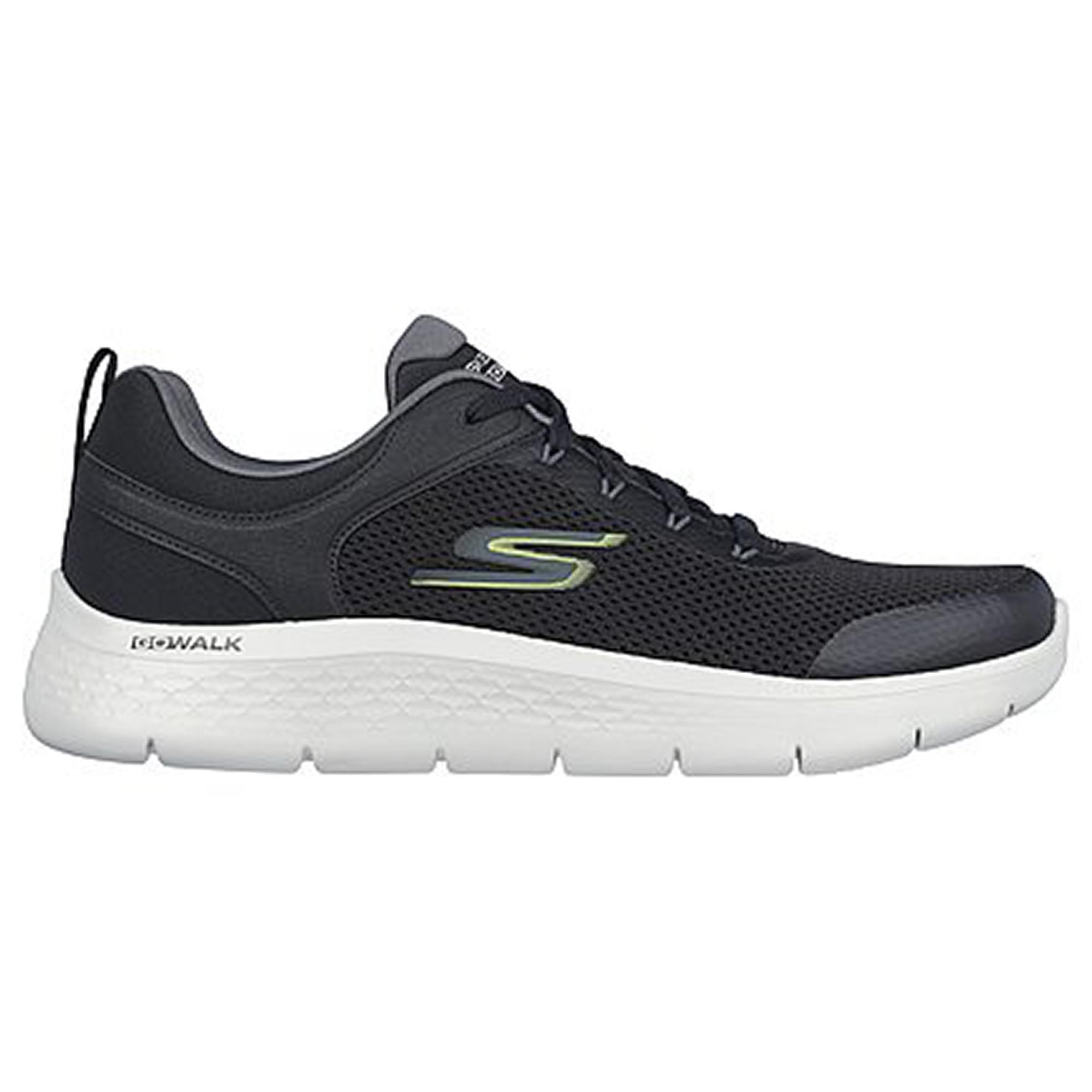 Zapatillas Deportivas Caminar Hombre Skechers 216495_BKGY Negras con Cordones 1/4