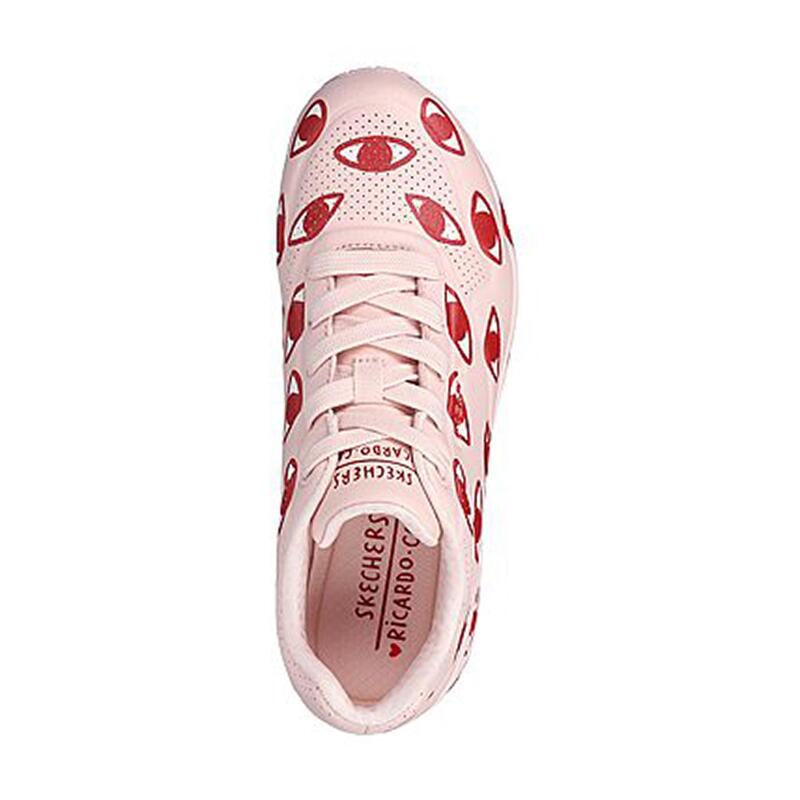 Zapatillas Deportivas Caminar Mujer Skechers 177955_PKRD Rosas con Cordones