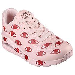 Zapatillas Deportivas Caminar Mujer Skechers 177125_LAV Rosas con Cordones