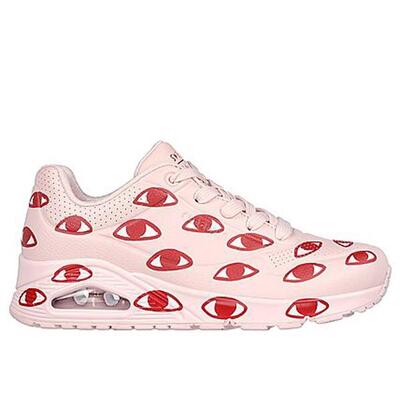 Zapatillas Skechers Mujer Uno - Many Eyes Rosas