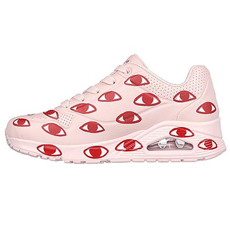 Zapatillas Deportivas Caminar Mujer Skechers 177955_PKRD Rosas con Cordones