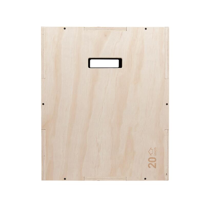 Plyo Box en bois  3-en-1 - Grand - 50 x 60 x 75 cm
