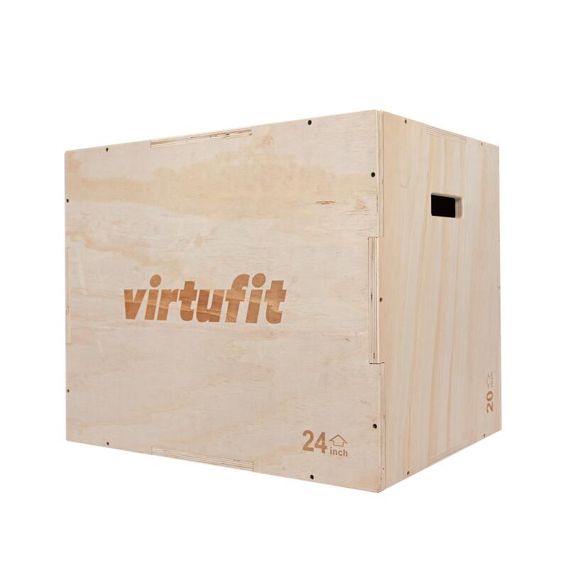 Drewniany Plyo Box 3-w-1 - Duży - 50 x 60 x 75 cm