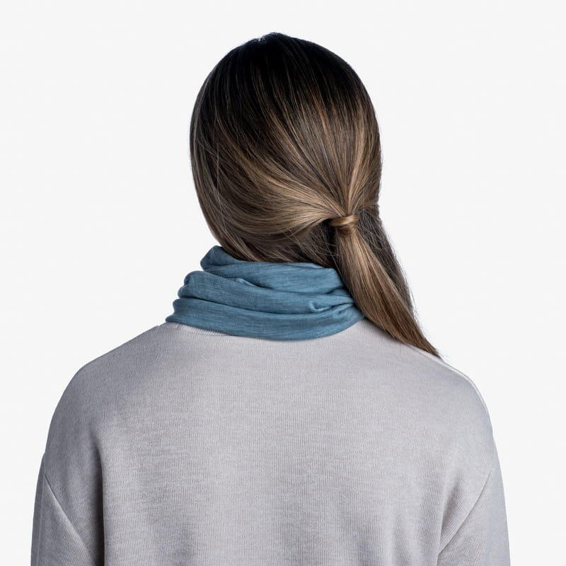 Neck warmers pour femmes Buff Merino Lightweight Solid Tube Scarf