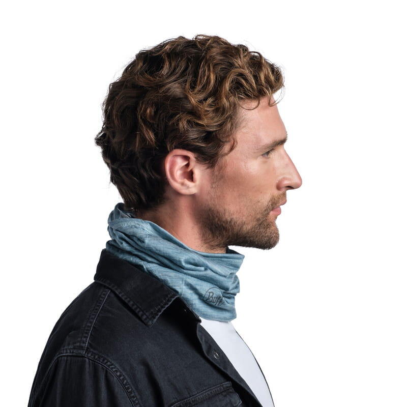 Neck warmers voor vrouwen Buff Merino Lightweight Solid Tube Scarf