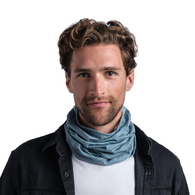 Neck warmers voor vrouwen Buff Merino Lightweight Solid Tube Scarf