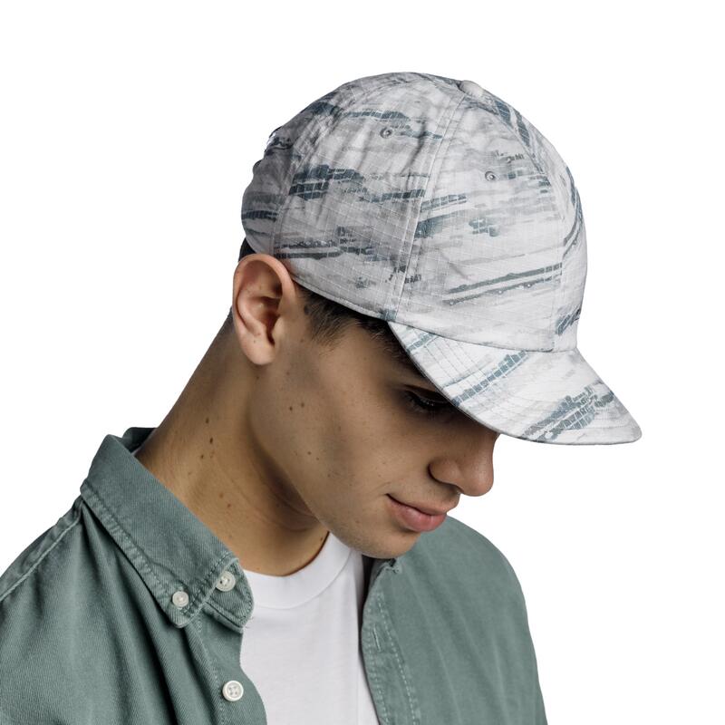 Czapka z daszkiem składana Buff  Pack Baseball Cap Frane Light Grey 5/5