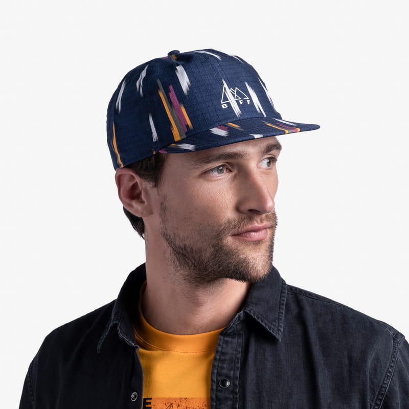 Czapka z daszkiem składana Buff  Pack Baseball Cap Elat Navy 4/7