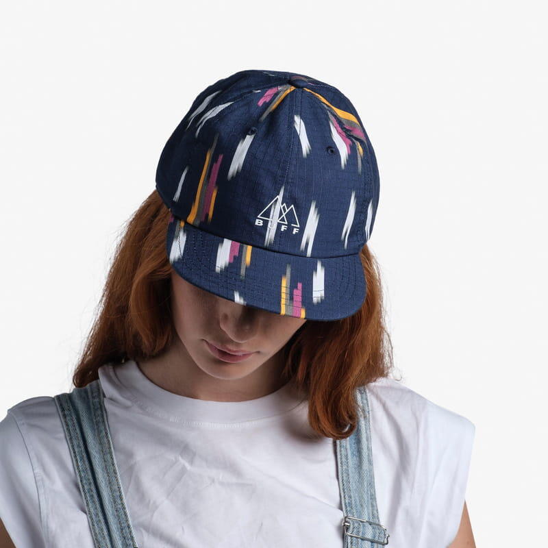 Czapka z daszkiem składana Buff  Pack Baseball Cap Elat Navy 7/7