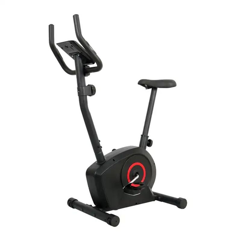 Bicicleta fitness cu afisaj LCD, sa reglabil, 8 nivele, 70x46,5x125,5 cm, Negru