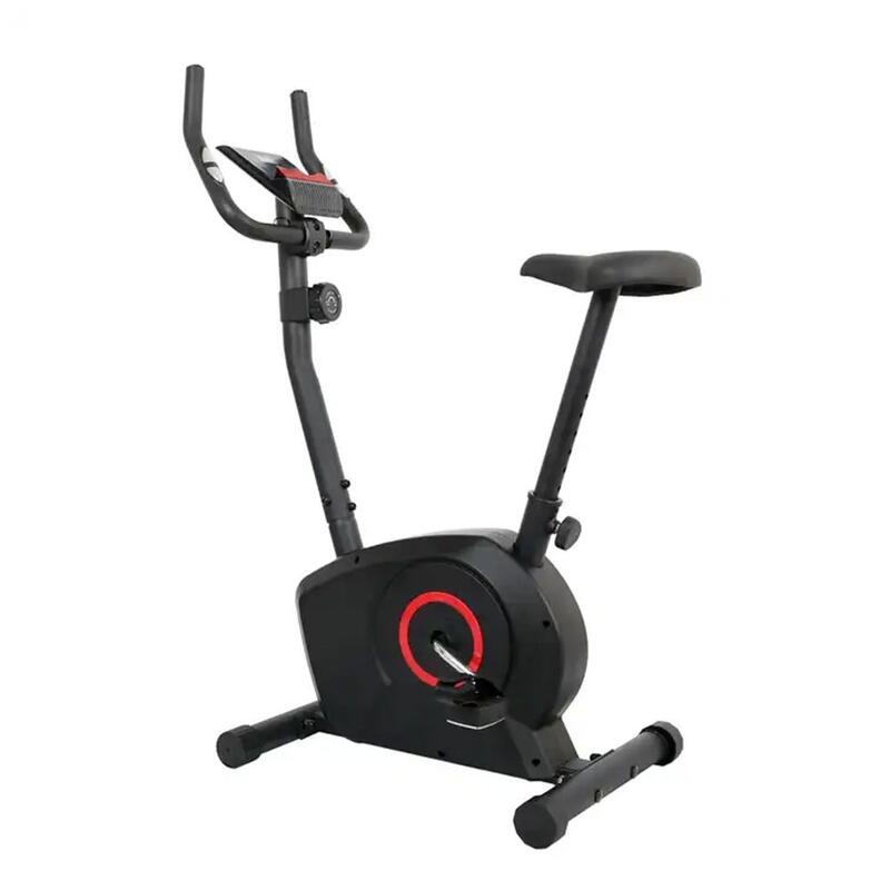 Bicicleta fitness cu afisaj LCD, sa reglabil, 8 nivele, 70x46,5x125,5 cm, Negru