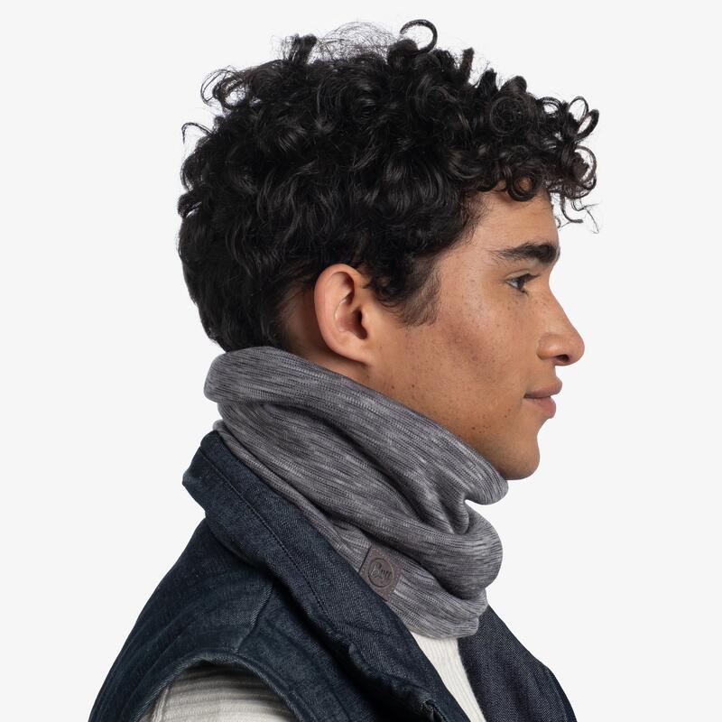 Uniszex nyakmelegítők, Buff Merino Heavyweight Neckwarmer, szürke