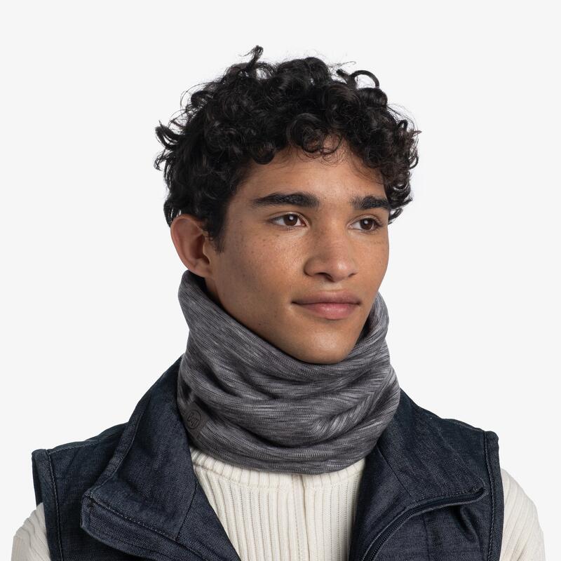 Uniszex nyakmelegítők, Buff Merino Heavyweight Neckwarmer, szürke