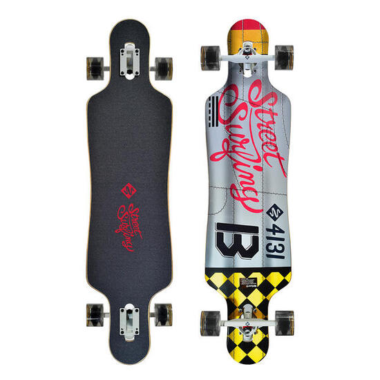 Longboard Drop Through Freeride 39" Curve 4131