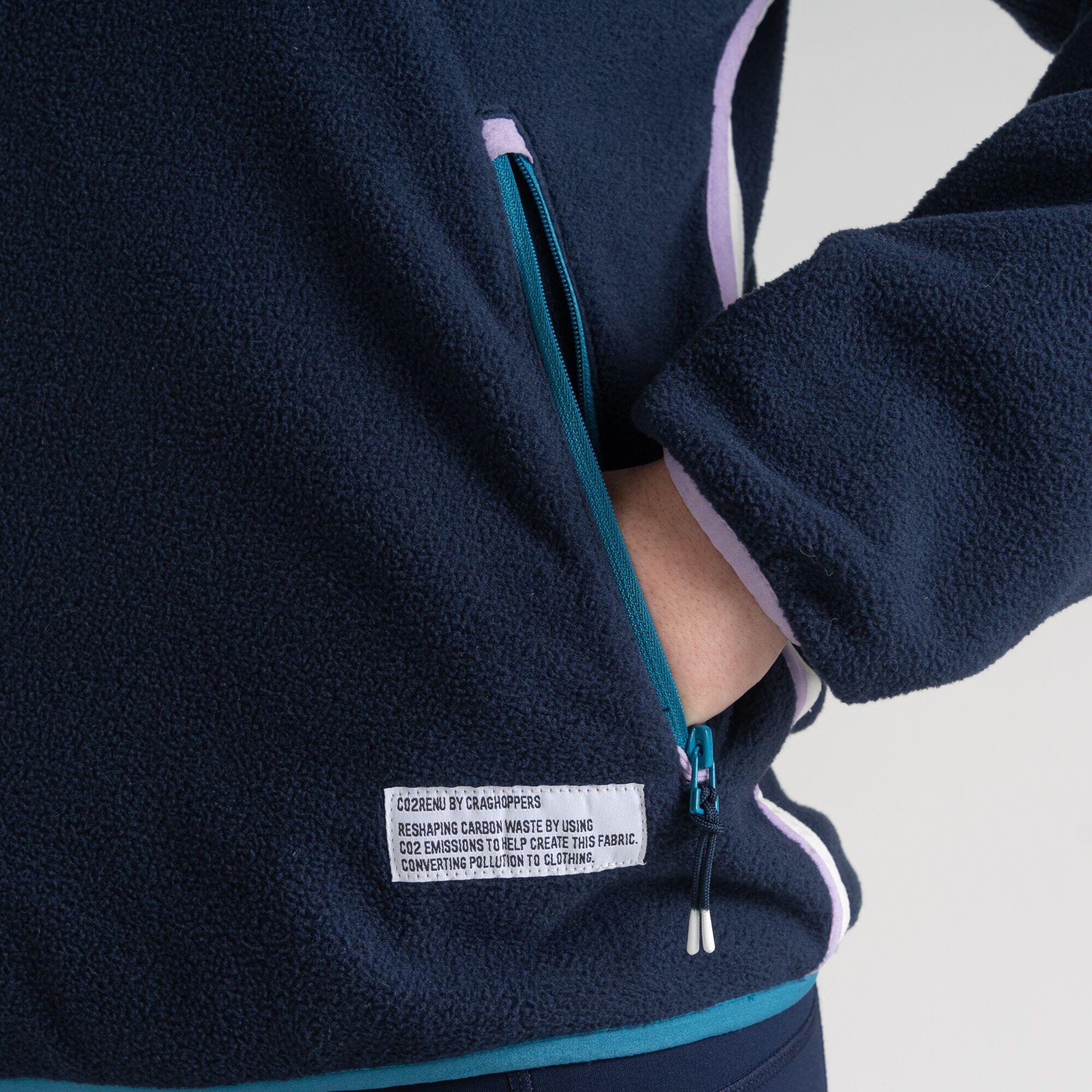 Fleece Dames Co2 Renu Half Zip Wanderfleece 4/5