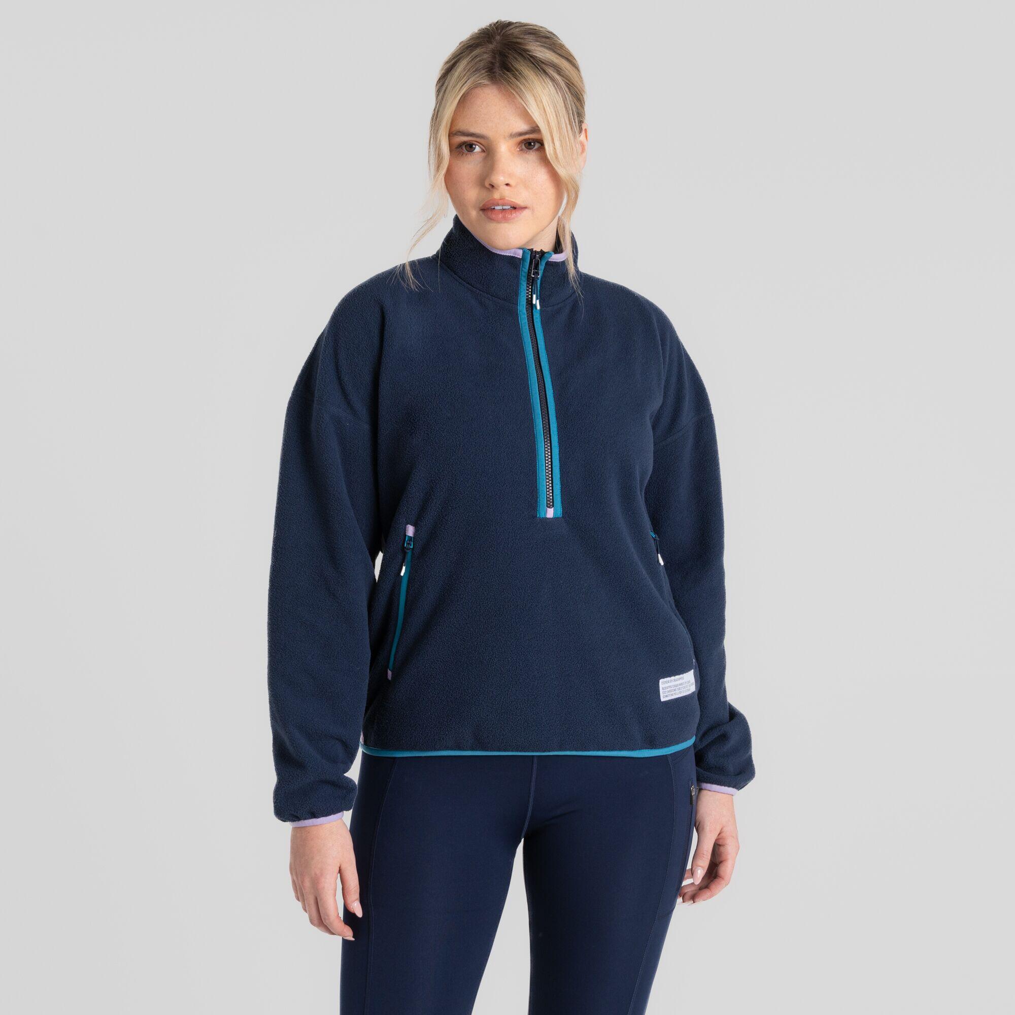 Fleece Dames Co2 Renu Half Zip Wanderfleece 5/5