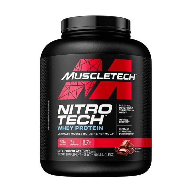 Proteina NitroTech Whey Protein 1,81 Kg Chocolate - Muscletech