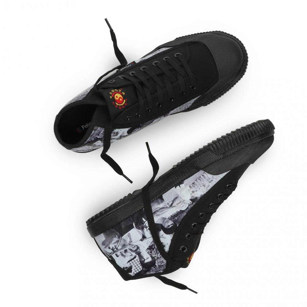 Feiyue x Bruce Lee 1920 Mid Shoe - Black/Montage 3/5