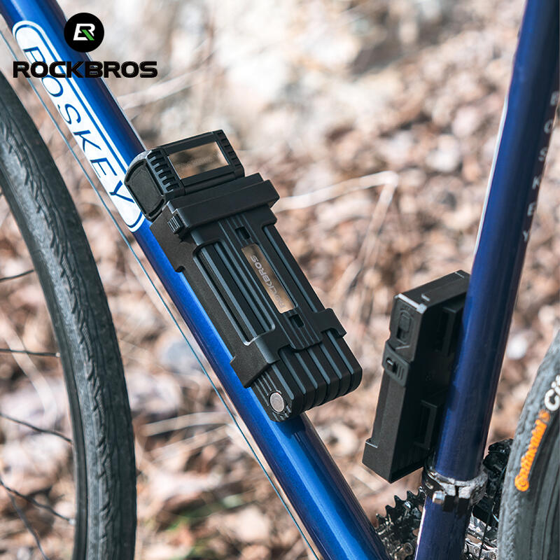 Zapięcie rowerowe składane na kluczyk Rockbros LKXR2006 4/7