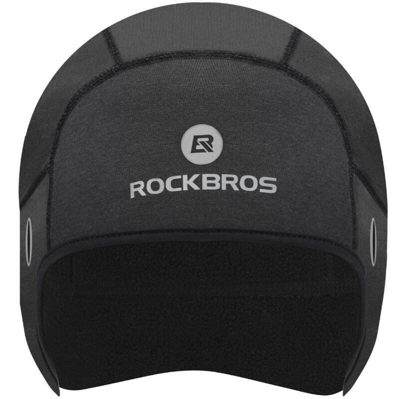 Czapka rowerowa zimowa dla dorosłych Rockbros YPP044 z otworami na okulary