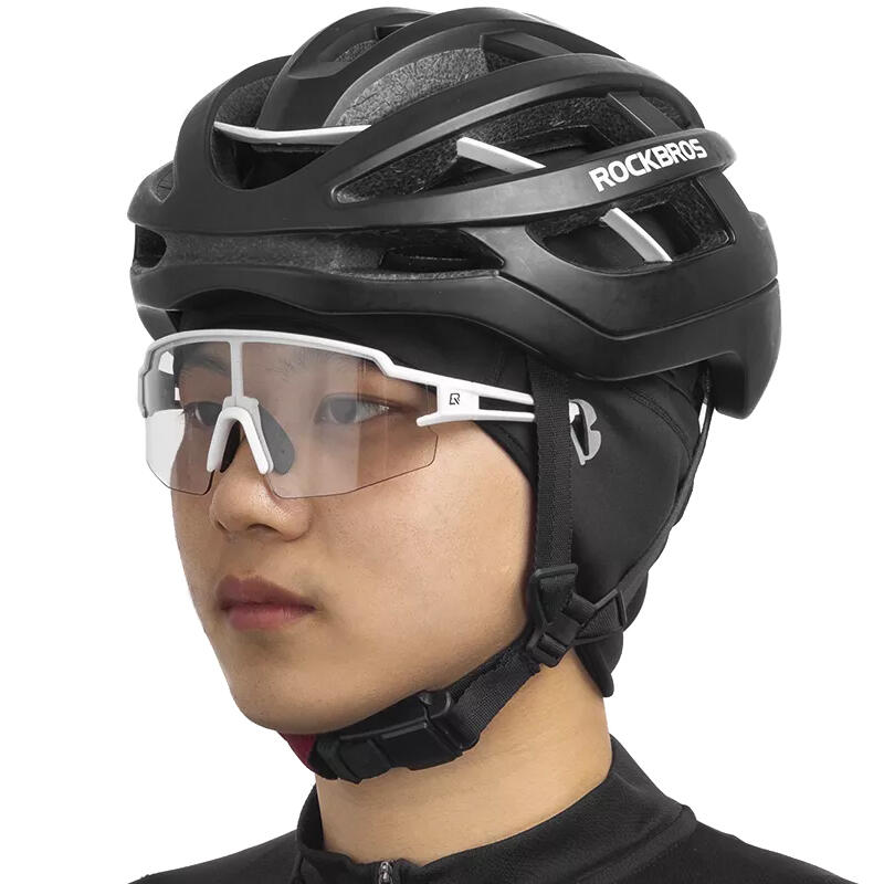 Czapka rowerowa zimowa dla dorosłych Rockbros YPP044 z otworami na okulary 5/7
