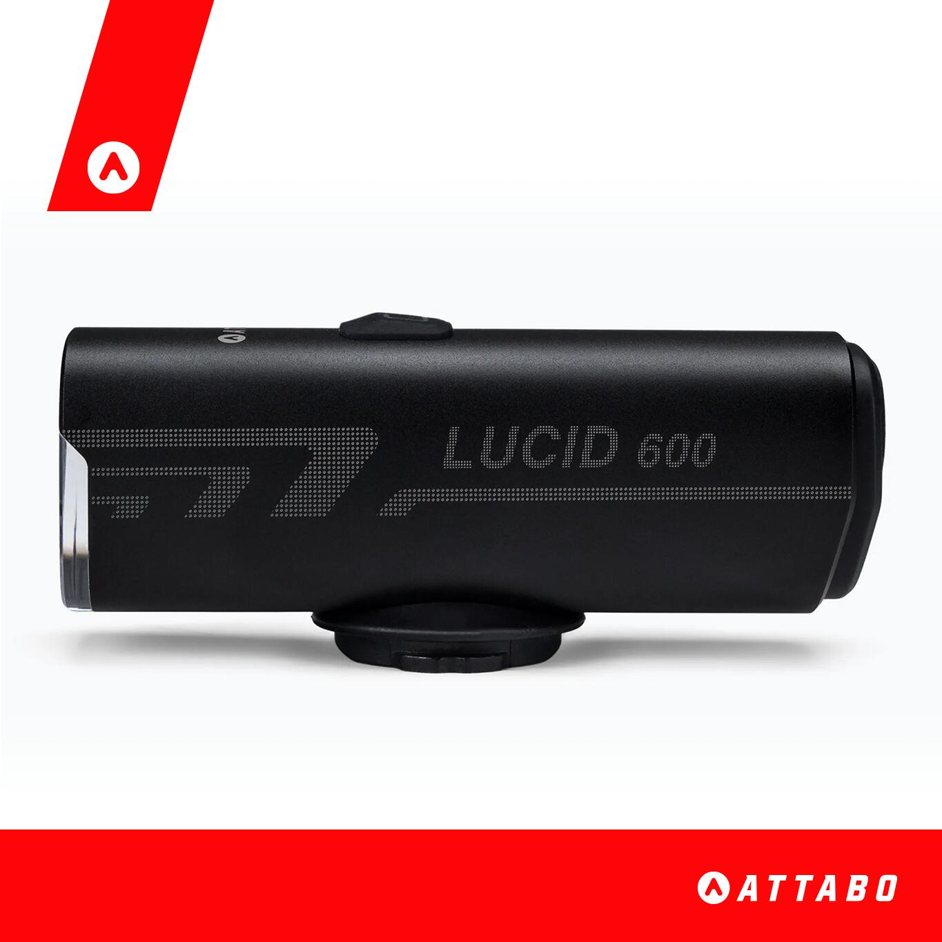 Feu avant de vélo ATTABO LUCID 600 6/7