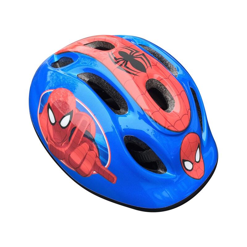 Kinderfietshelm Spider-Man 53-56 cm Blauw