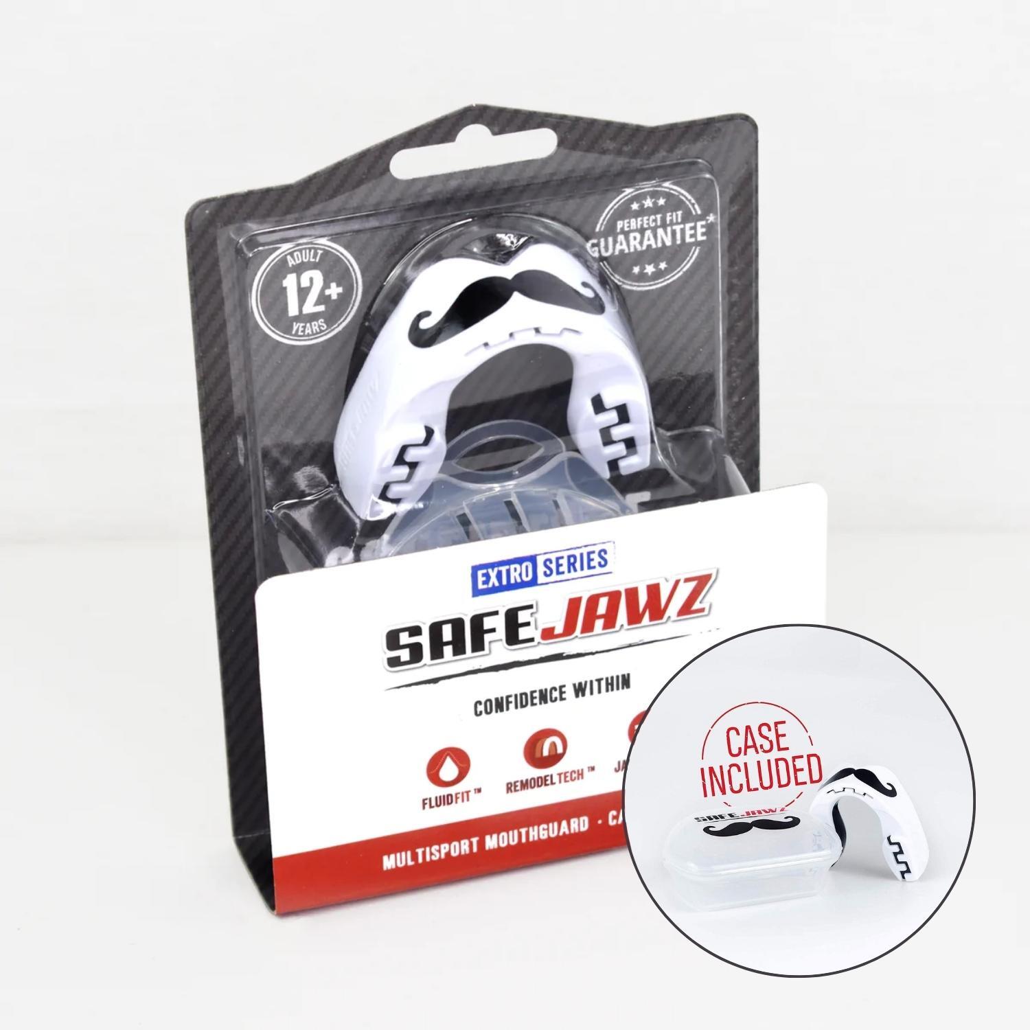 SafeJawz Extro Series Adult/Junior Self-Fit Mouth Guard 6/7