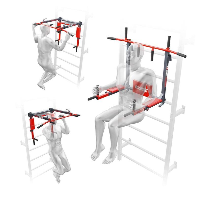 BARA DE TRACTIUNI SI ABDOMENE 2IN1 PENTRU SPALIER kssl080/3