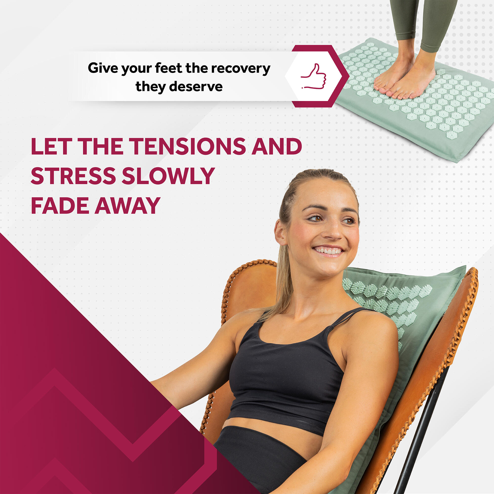 Esterilla De Acupresión con almohada y bolsa - ECO 5/7