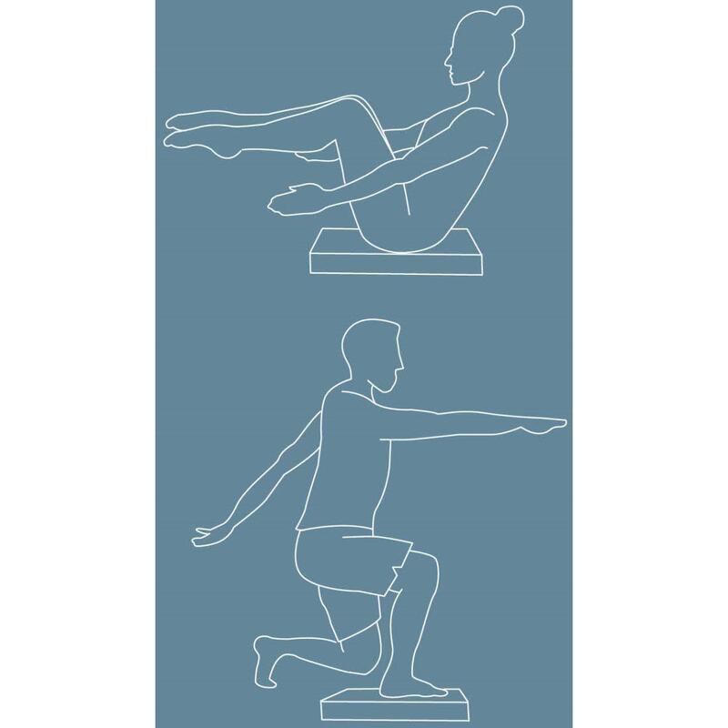 Disc de echilibru adulți Balance Pad, gri