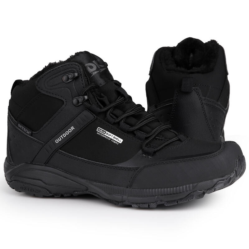 Buty damskie zimowe wysokie ocieplane DK PRREDATOR