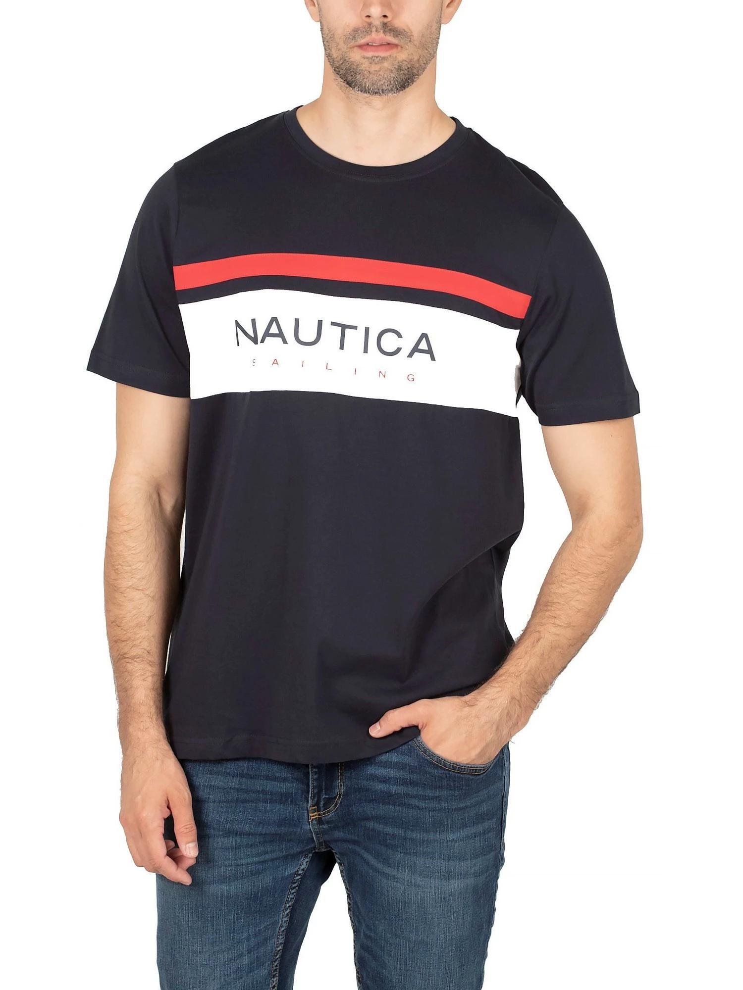Matias T-Shirt férfi rövid ujjú póló - sötétkék