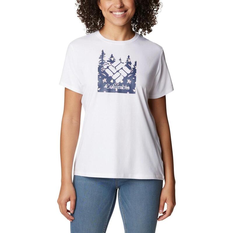 Koszulka sportowa z krótkim rękawem Sun Trek Graphic Tee - biała