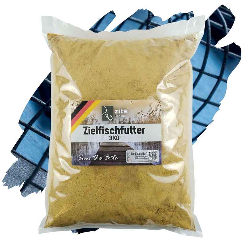 Fertig Zielfisch-Futter-Mix Feeder - 3 kg Angelfutter - Dynamisches Grundfutter