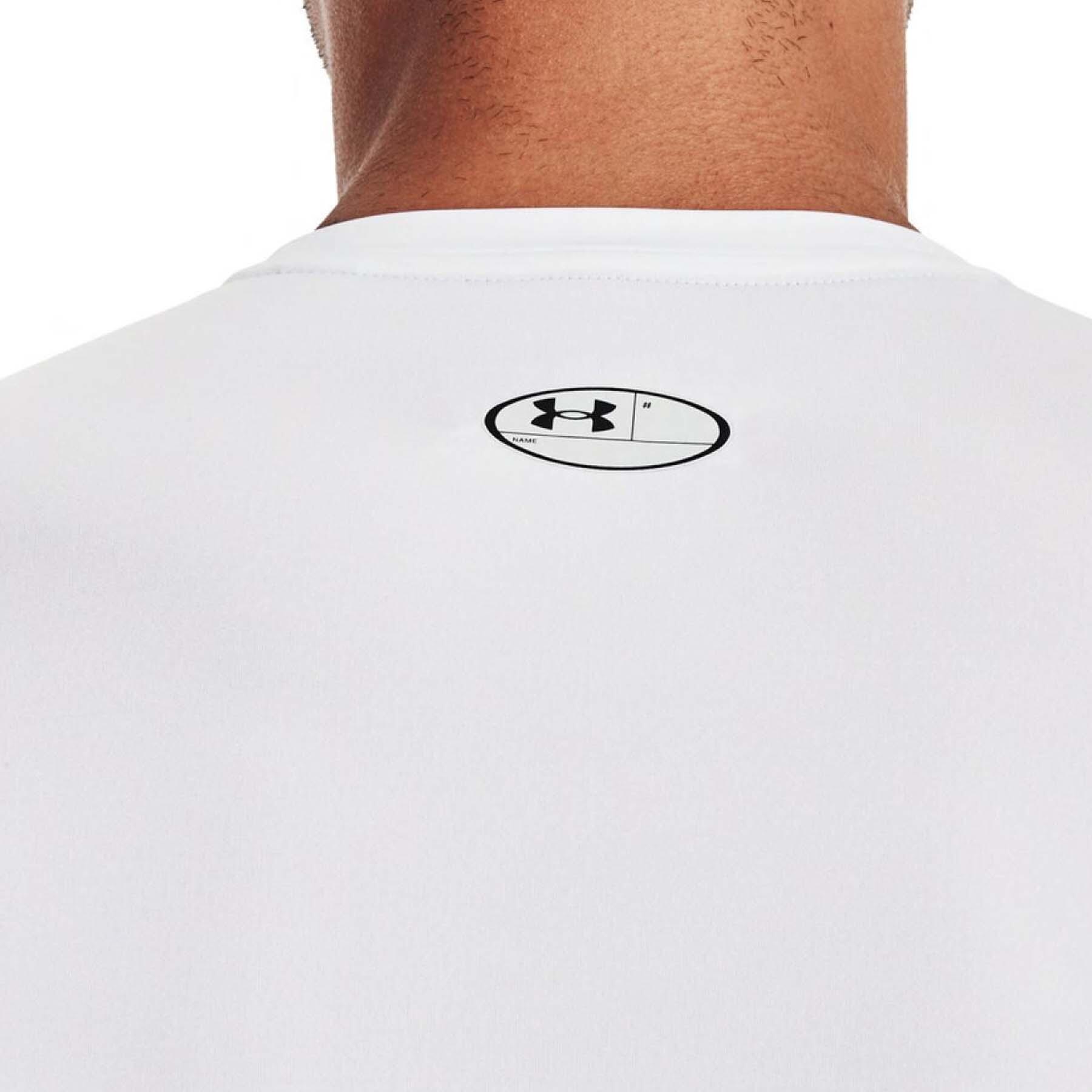 T-shirt Blanc manches longues HeatGear® pour homme Under Armour 5/7