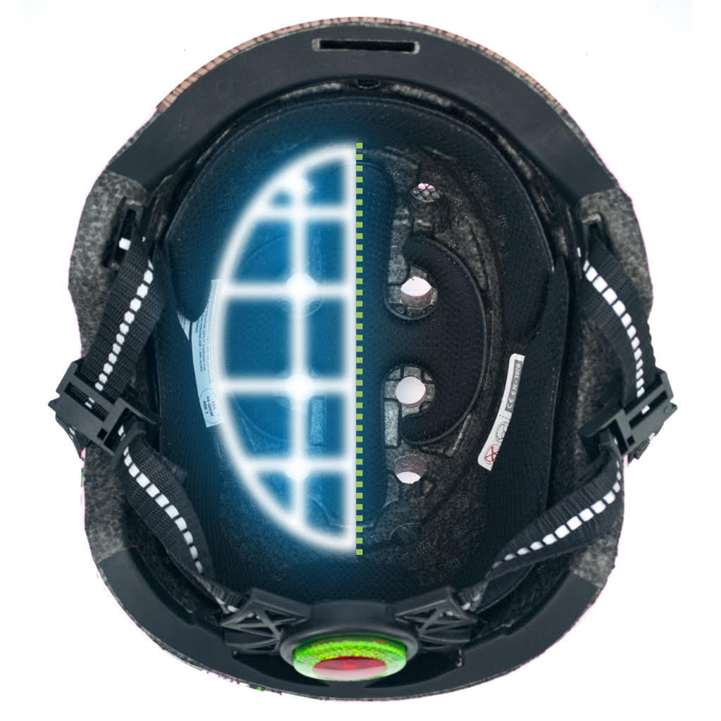 Melon  Melon  Casco Magic Reflective Real per bambini XXS