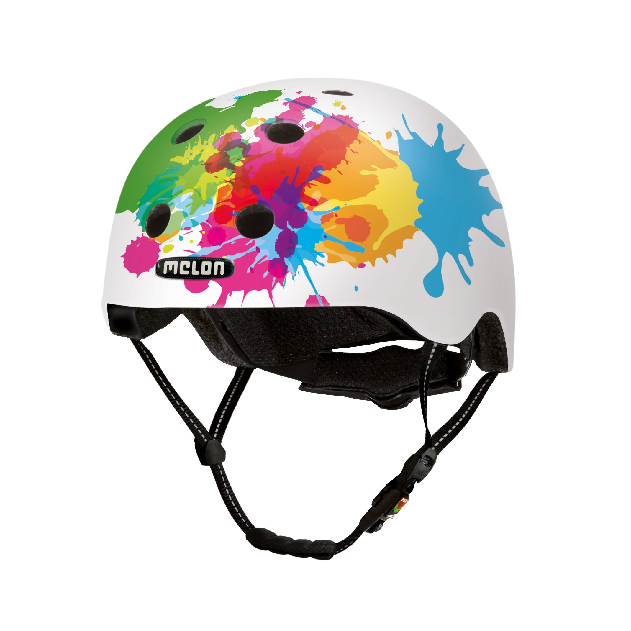 Kask rowerowy miejski „All Stars”, kolorowy, matowy