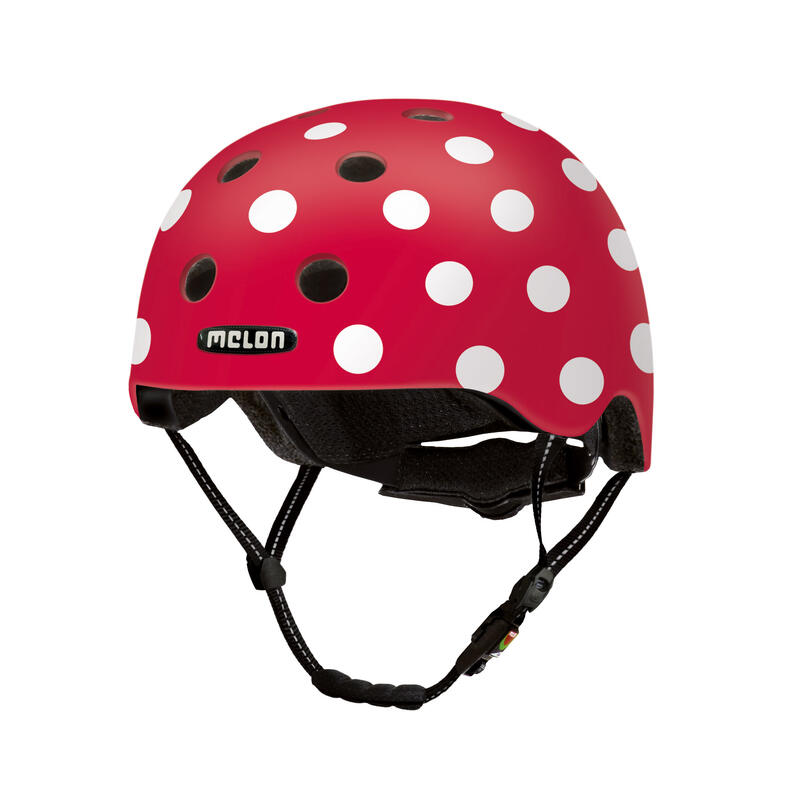 Melon casque de vélo Urban Active dotty polycarbonate